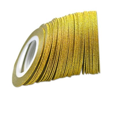 Glitterstribetape, neglebånd