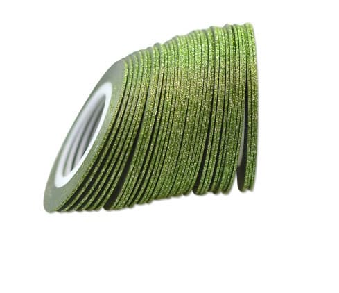 Glitterstribetape, neglebånd