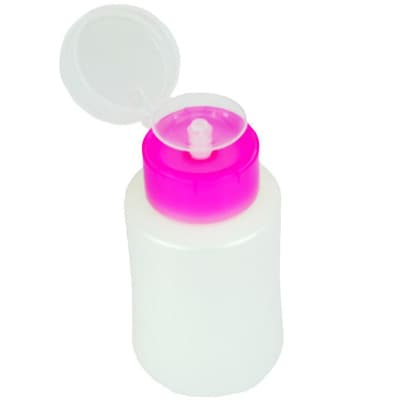 Dispenser / Pumpflaska för dina nagelvätskor - Rosa