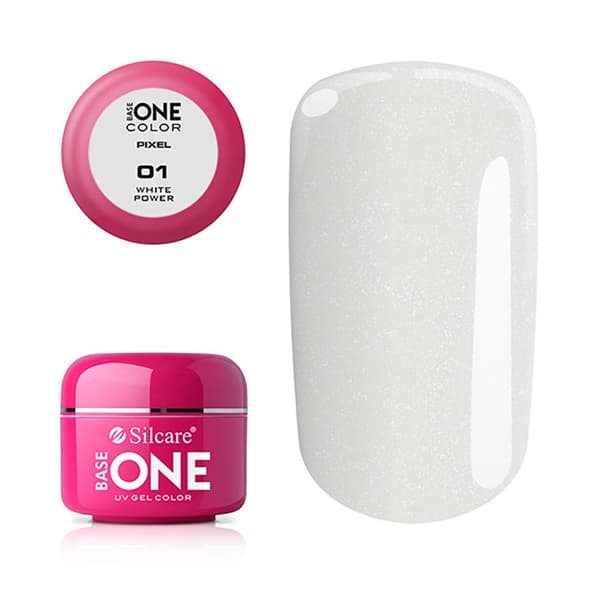 Base One - UV Gel - Pixel - White Power - 01 - 5 gram