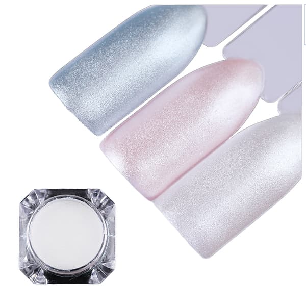Perle havfruepulver hvid - Perlepigment