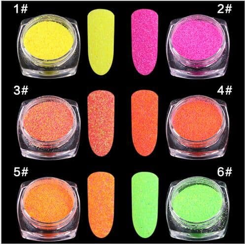 Negleglitter - Godteri suger negl - Finkornet - 8ml