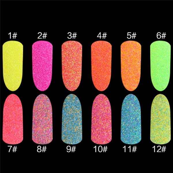 Negleglitter - Godteri suger negl - Finkornet - 8ml