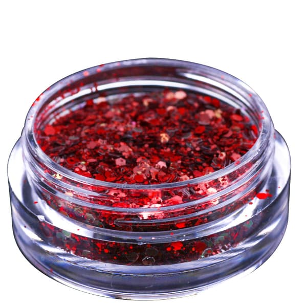 Nail glitter mix - Hvit, Rosa, Lilla