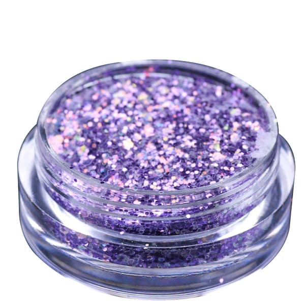 Nail glitter mix - Hvit, Rosa, Lilla