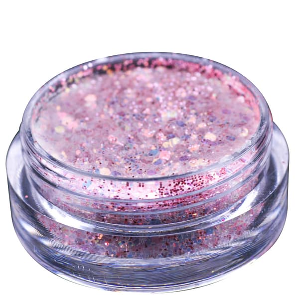 Nail glitter mix - Hvit, Rosa, Lilla