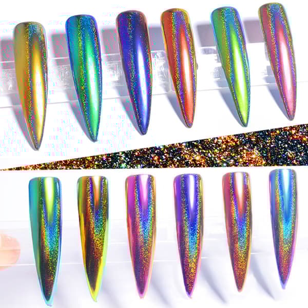 Holo Peacock Chameleon puuteri - Kromipigmentti