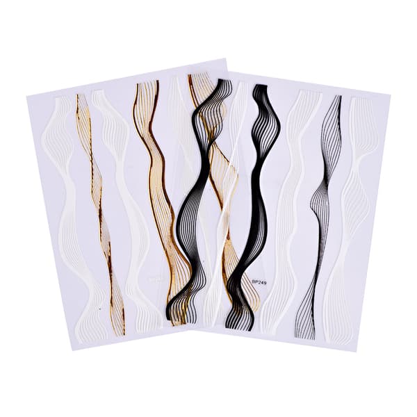 Nail stickers striber negle dekorationer - nail art stickers