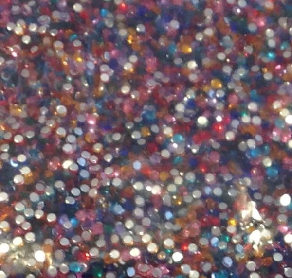3 mm multifärg rhinestones 500 till naglar