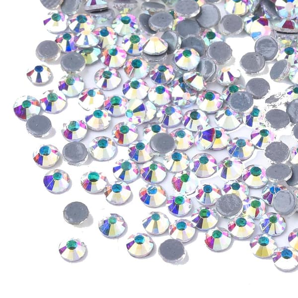 400 glas rhinestones bling clear ab color glans