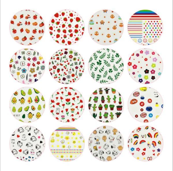 16 ark neglestickers negledekoration, neglestickers