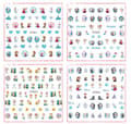 Pikkukuva 4 / 5: Disney Frost Frozen Nail Stickers 170pcs Nail stickers