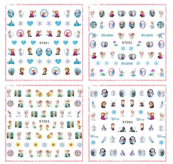 Disney Nail Stickers 170pcs Nail stickers 5pcs Model