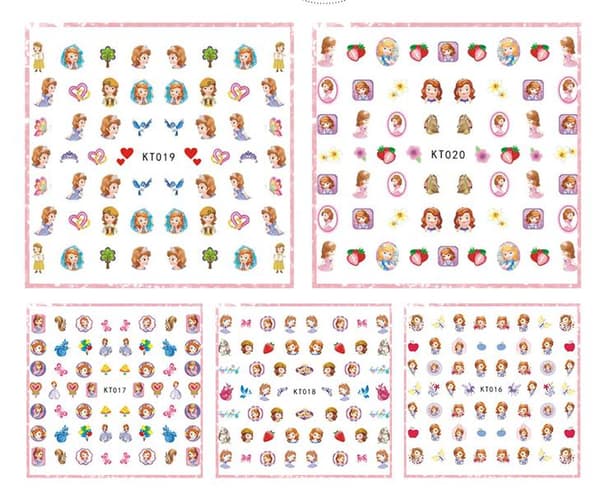 Disney Nail Stickers 170pcs Nail stickers 5pcs Model