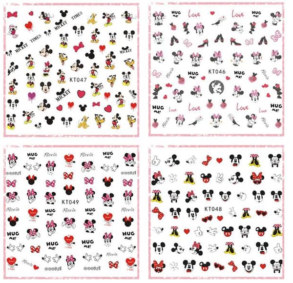 Disney Nail Stickers 170pcs Nail stickers 5pcs Model