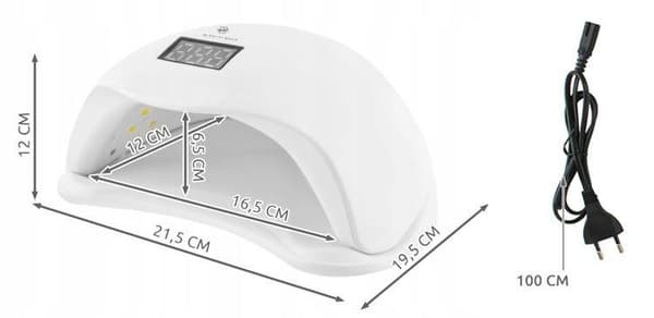 48W UV/LED-lampa Nageltork Nagellampa med timer