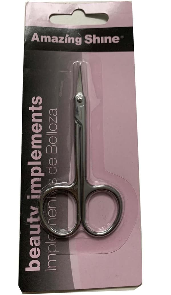 Amazing Shine Long Lasting Sharp Cuticle & Eyebrow Scissors