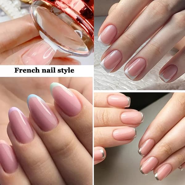 INF Stempelpute for nail art silikon Hvit