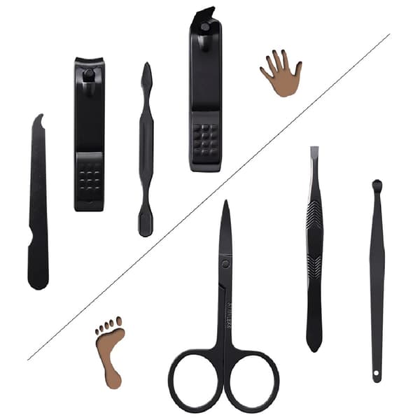 Hållbart Smidigt 7-Pack Nagelverktyg Manikyr Pedikyr