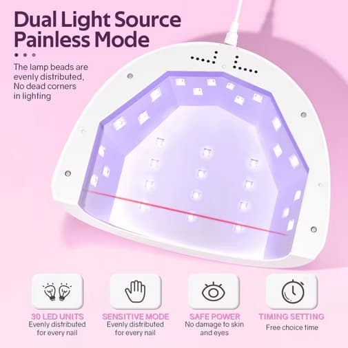 48W UV / LED ammattilamppu ajastintoiminnolla