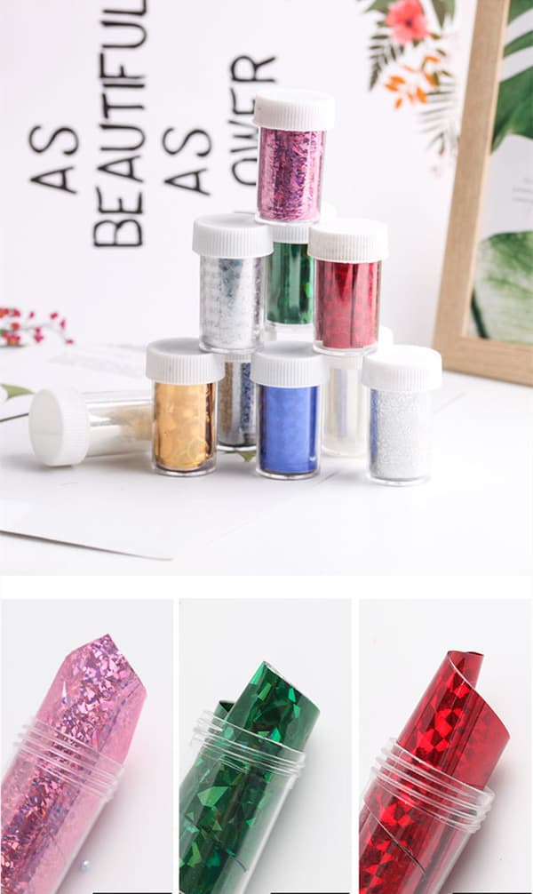 INF Neglefolie 10 ruller MultiColor