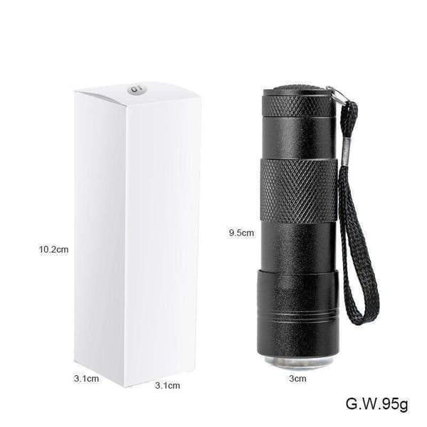 Led lommelykt + Stempelpute - Negledekorasjoner - UV/LED lampe