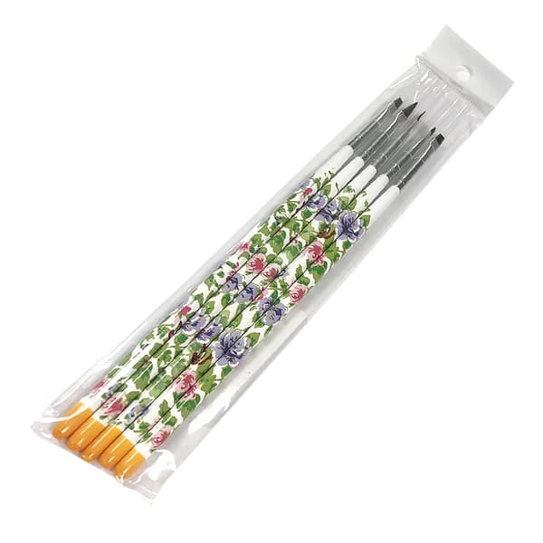 INF Nail Art børster, 5 deler Flerfarget