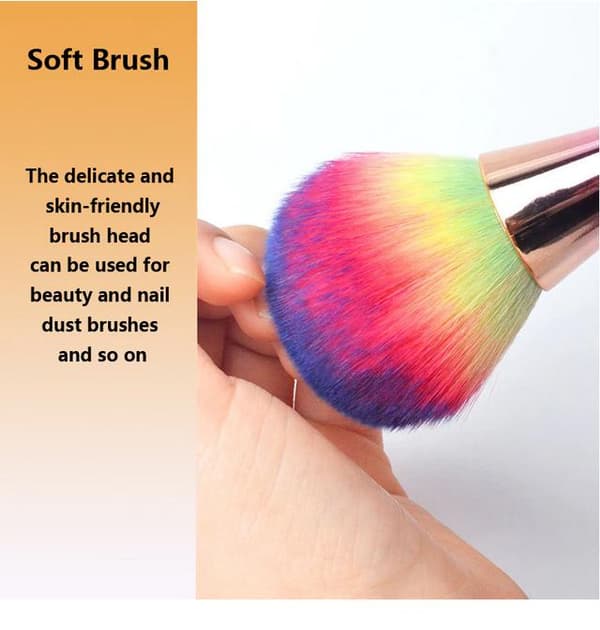 Neglekunstbørste til manicure og skønhedsbørste blush pulver