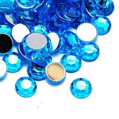 250 st akryl blåa rhinestones 3 mm