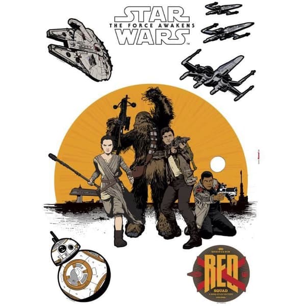 Star Wars Episod VII Resistance Giant Stickers