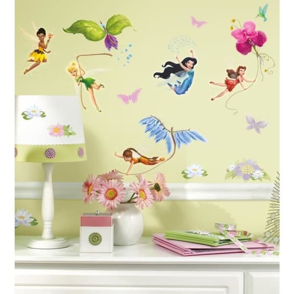 Klistermärken - RUMSKAMRATER - DISNEY FÄRGER - Paket med 30 - Återpositionerbara - 10,1cm x 44,1cm