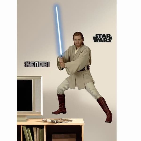 Obi Wan Kenobi (Ewan Mcgregor) Star Wars jätteklistermärken