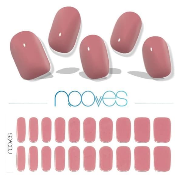 Gellackklistermärken - NOOVES - Dusty Rose - Enkel applicering - Professionell finish - Hållbar