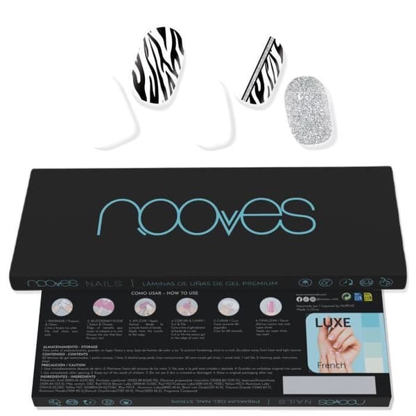 Gel nagelklistermärken - NOOVES - Funky Baby - Enkel applicering - Hållbar finish - Skinande naglar