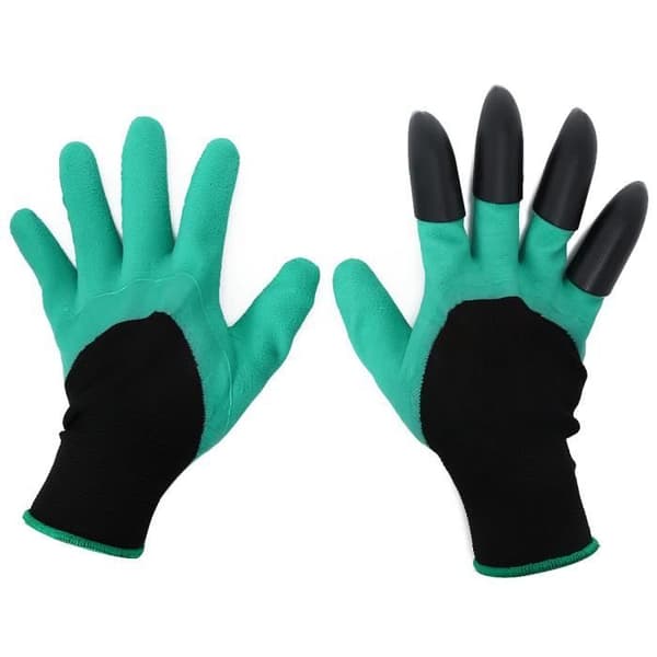 VERTet BLACK 1 par Claw Latex arbetshandskar för grävning