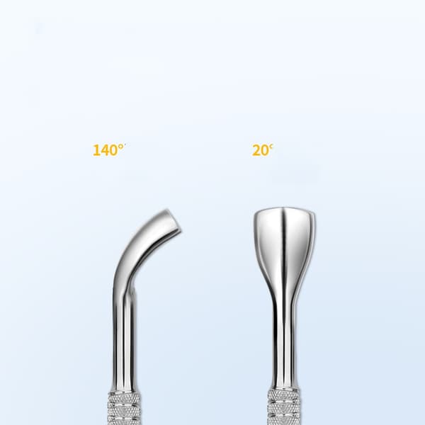 INF Cuticle Pusher, Nail Pusher i rustfritt stål Model 1