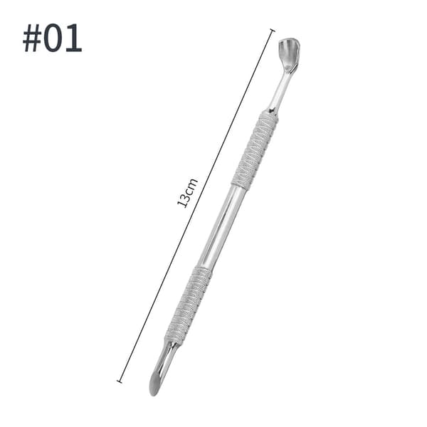 INF Cuticle Pusher, Nail Pusher i rustfritt stål Model 1
