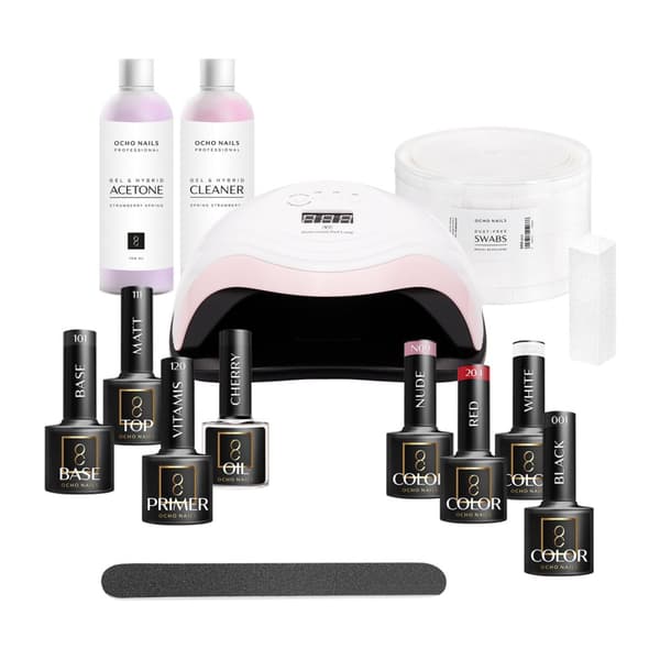 OCHO NAILS 7 hybridi aloitussarja