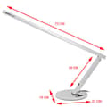 Miniatyrbillede 2 af 3: Slank 20W skrivebordslampe i aluminium