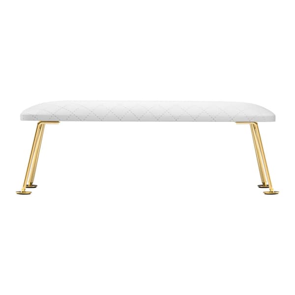 MOMO 6-M manicurestøtte, guld, hvid pique