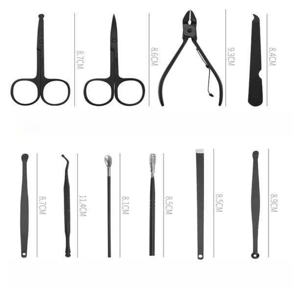 INF Manikyr set Svart