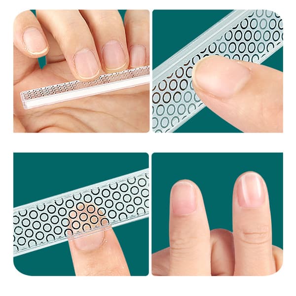 INF Honeycomb Nano Glass Neglefil - Krystallklar