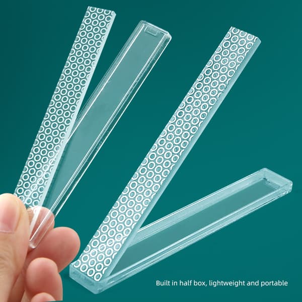 INF Honeycomb Nano Glass Neglefil - Krystallklar