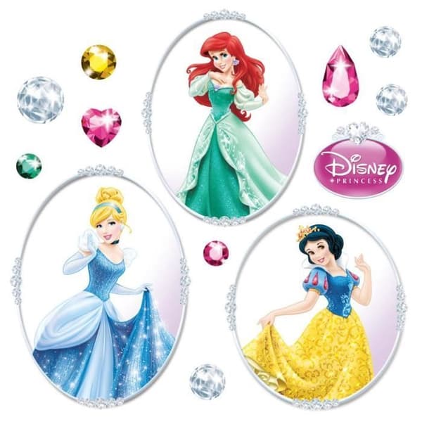 23 Disney Princess fönsterdekaler