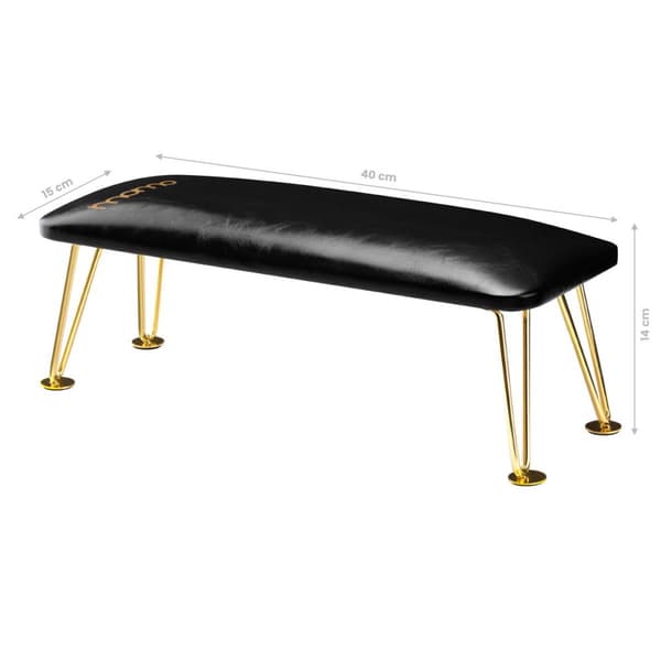 MOMO 6-M manicurestøtte, guld, sort