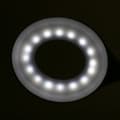 Miniatyrbillede 3 af 6: Ring LED slangebordslampe, hvid