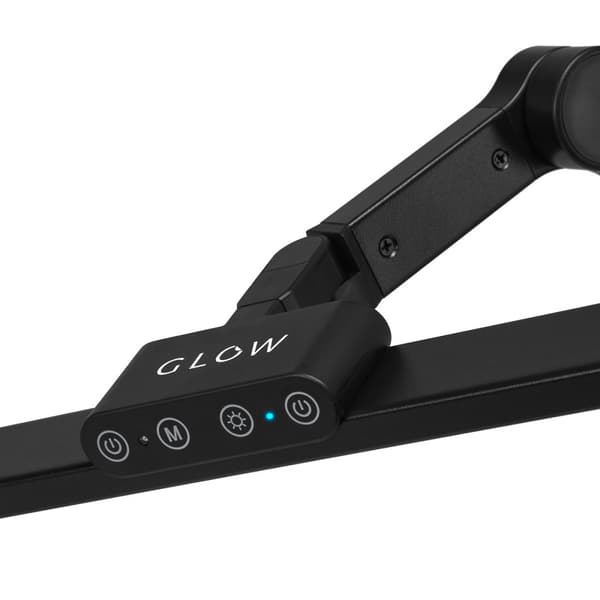 Glow L03 manikyyrihoitolamppu työtasolle, musta