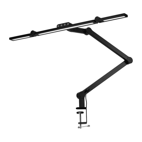 Glow L03 manikyyrihoitolamppu työtasolle, musta