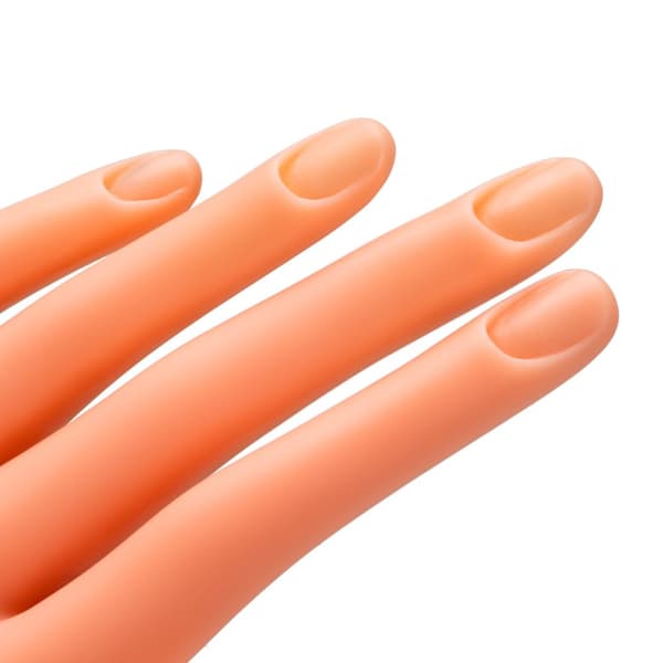 Hand hand för att öva på att lära sig manikyr nageltips 35