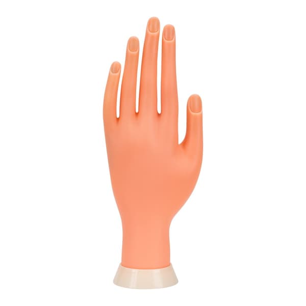 Hand hand för att öva på att lära sig manikyr nageltips 35